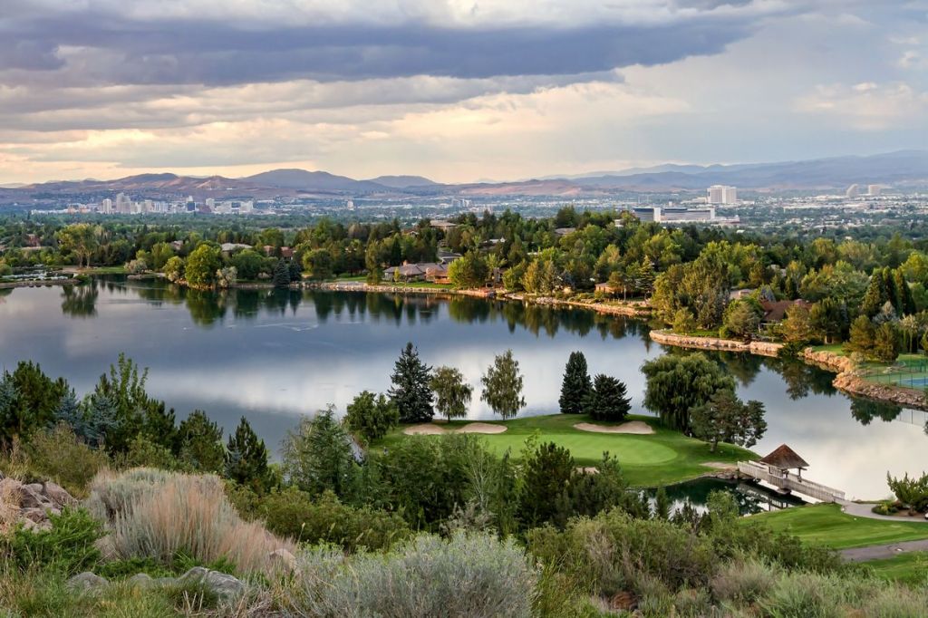 views of the golf course